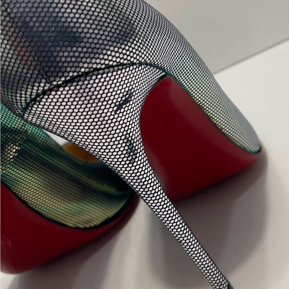 Christian Louboutin Tissu Scarabe So Kate 120 Pumps Size 361/2 - Picture 13 of 14